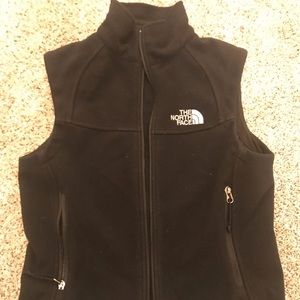 Black North Face vest